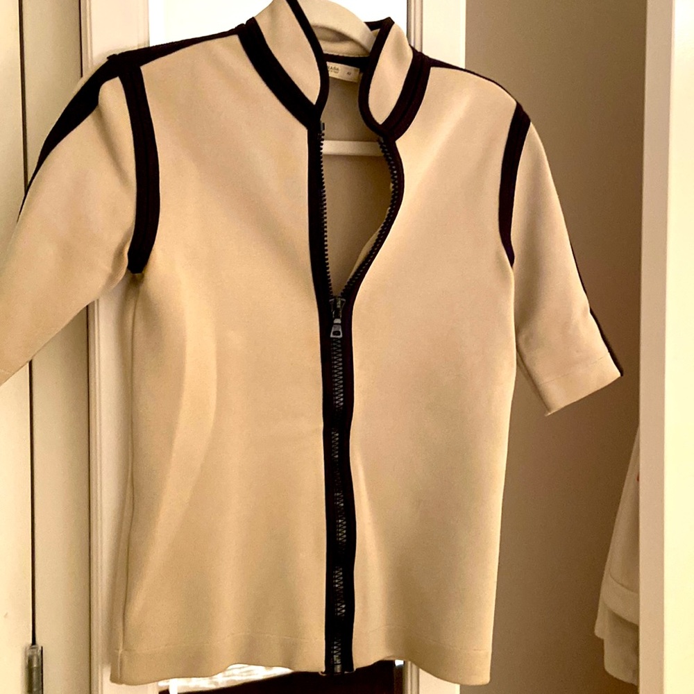 Old school Prada zip up wetsuit shirt